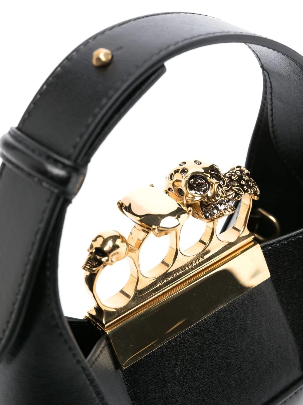 Black and gold alexander sales mcqueen's